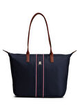 Tommy Hilfiger Lacivert Kadın Tote Çanta AW0AW177060GY