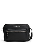 Tommy Hilfiger Siyah Erkek Postacı Çantası TH BUSINESS LEATHER CROSSOVER