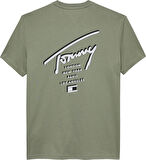 TJM REG SIGN CITY TEE EXT Erkek Yeşil T-Shirt - DM0DM22120