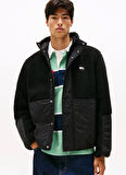Tommy Jeans Siyah Erkek Sweatmont DM0DM22066BDS TJM ESSENTL MIX TEDDY
