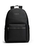 Tommy Hilfiger Suni Deri + Geri Dönüştürülmüş Polyester Siyah Erkek Sırt Çantası TH BUSINESS LEATHER BACKPACK