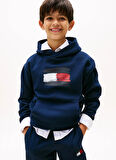 Tommy Hilfiger Baskılı Erkek Çocuk Lacivert Sweatshırt KB0KB10112C1G