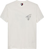 TJM REG SIGN CITY TEE EXT Erkek Beyaz T-Shirt - DM0DM22120