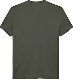 TOMMY HILFIGER Erkek Marka Logolu Bisiklet Yakalı Pamuklu Yeşil T-Shirt DM0DM21978 MRH