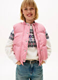 Tommy Hilfiger Pembe Kız Çocuk Şişme Yelek KG0KG08856THC