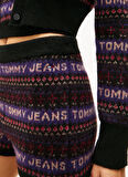 Tommy Jeans Yüksek Bel Standart Siyah Kadın Şort DW0DW22166BDS