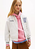 Tommy Hilfiger Açık Gri Kız Çocuk Ceket KG0KG08784P09