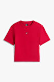 Tommy Hilfiger TJW Armalı Kutu Kesim Kadın Kırmızı T-shirt DW0DW22202XJP