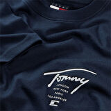 TJM REG SIGN CITY TEE EXT Erkek Mavi T-Shirt - DM0DM22120