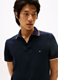 Tommy Hilfiger Mavi Erkek Polo T-Shirt MW0MW40308DW5_CUFF INTEREST SLIM FI
