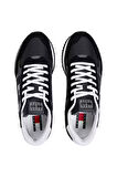 Erkek Kumaş Kombinli Koşu Stili Sneaker - Siyah | 41