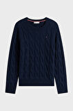 Tommy Hilfiger Kadın Kazak WW0WW43586 C1G