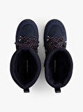 Tommy Hilfiger Tommytech İkonik Şeritli Sıcak Kar Kadın Mavi Bot FW0FW09163DW6