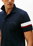 Tommy Hilfiger Mavi Erkek Polo T-Shirt MW0MW41354DW5_RWB SLEEVE TAPE REG P