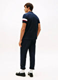 Tommy Hilfiger Mavi Erkek Polo T-Shirt MW0MW41354DW5_RWB SLEEVE TAPE REG P