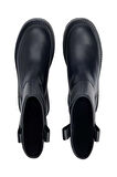 Kadın Kalın Tabanlı Bot - Siyah | 37
