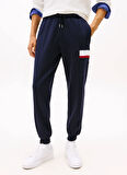 Tommy Hilfiger Normal Bel Normal Mavi Erkek Eşofman Altı MW0MW40416DW5_RWB INSERT SWEATPANTS