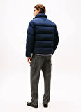 Tommy Hilfiger Mavi Erkek Mont MW0MW40615DW5_DOWN STAND PUFFER JKT