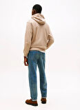 Tommy Hilfiger Kapüşon Yaka Bej Erkek Sweatshırt MW0MW40066AFE_HERALD SKYLINE HOODY