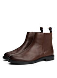 Tommy Hilfiger Kahve Erkek Bot HILFIGER VOGUE LTH WARM CHELSEA