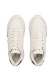 Kadın Metalik Detaylı Chic Fashion Runner Sneaker - Krem | 40