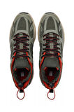 Erkek Farklı Materyalli Runner Sneaker - Yeşil | 44