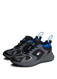 Tommy Hilfiger Siyah - Çok Renkli Erkek Sneaker TJM RUNNER MIX MATERIAL