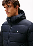 Tommy Hilfiger Normal Mavi Erkek Ceket MW0MW41983DW5_MID WEIGHT HOODED JAC