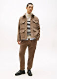 Tommy Hilfiger Normal Bej Erkek Ceket MW0MW40624AFE_WOOL 4PKT JACKET