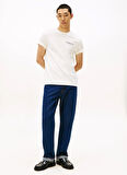 Tommy Hilfiger Bisiklet Yaka Sarı Erkek T-Shirt MW0MW40008Z00_HILFIGER HERALD BACK