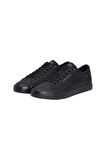 Erkek Bileksiz Vulkanize Sneaker - Siyah | 44