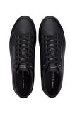 Erkek Bileksiz Vulkanize Sneaker - Siyah | 44