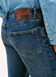 Tommy Hilfiger Normal Bel Normal Paça Normal Erkek Denim Pantolon MW0MW403531A7_STRAIGHT DENTON STR K