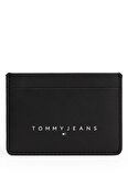 Tommy Hilfiger Siyah Erkek Kartlık TJM LINEAR CC HOLDER