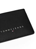 Tommy Hilfiger Siyah Erkek Kartlık TJM LINEAR CC HOLDER