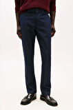 Erkek Bleecker Slim Fit Melanj Chino Pantolon - Lacivert | 33/32