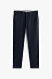 Erkek Bleecker Slim Fit Melanj Chino Pantolon - Lacivert | 38/32