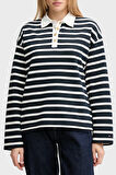 Tommy Hilfiger Bayan Polo Yaka Sweat WW0WW47457 0Y7