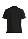 Calvin Klein Jeans Yuvarlak Yaka Baskılı Siyah Kadın T-Shirt SS CLASSIC FOIL CALVIN KLEIN TEE