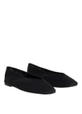 Calvin Klein Siyah Kadın Babet SQUARE BALLERINA MESH