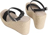 CALVIN KLEIN Kadın Marka Logolu Günlük Kullanıma Uygun Siyah Espadril HW0HW02901 BEH