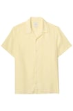 SS CAMP COLLAR SOLID, 41M, L Erkek Sarı Gömlek