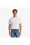 Tech Interlock Erkek Beyaz T-Shirt