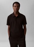 Calvin Klein Siyah Erkek Logo Baskılı Polo T-Shirt LV04LF208GUB1_SS TECH BIRDSEYE INTE