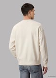 Calvin Klein Jeans Beyaz Erkek Sweatshirt LV04RC277GF7J Beyaz Sweatshirt
