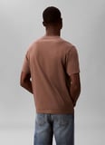 Calvin Klein Kahve Erkek Logo Baskılı T-Shirt LV04LF813G9O9_20S EU WHOLESALE SPOR