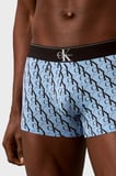 Calvin Klein Pamuklu Logolu 3 Pack Boxer LV00NB447253Q Erkek BOXER LV00NB4472 53Q Siyah-Beyaz-Mavi