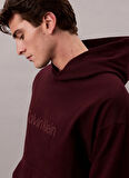 Calvin Klein Bisiklet Yaka Kırmızı Erkek Sweatshırt LV14LD229GGR9_LS STANDARD LOGO PREM
