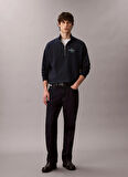 Calvin Klein Jeans Fermuarlı Yaka Lacivert Erkek Sweatshırt LV04RD236GCEF LS PREMIUM TERRY MICR