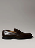 Calvin Klein Kahve Erkek Klasik Ayakkabı ESS RUBBER BAND LOAFER LTH